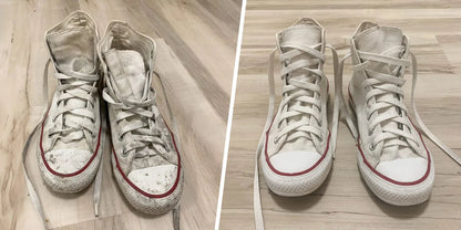 No-Rinse Shoe Cleaner Foam, Portable Sneaker Stain Remover for Daily Quick Cleaning