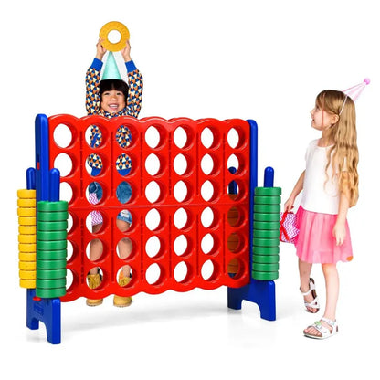 🔥 66% OFF TODAY | Jumbo 3-in-1 Giant Connect Four Game Set 🎯 Kids Outdoor Interactive Toy