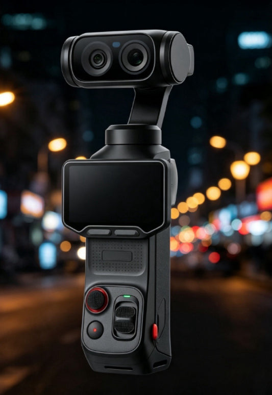 ⏰Limited-Time Sale⚡✨ Portable 3-Axis Gimbal Action Camera | 8K Ultra HD Video, Dual-Lens Imaging & Flip Touchscreen