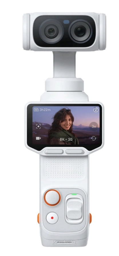 ⏰Limited-Time Sale⚡✨ Portable 3-Axis Gimbal Action Camera | 8K Ultra HD Video, Dual-Lens Imaging & Flip Touchscreen