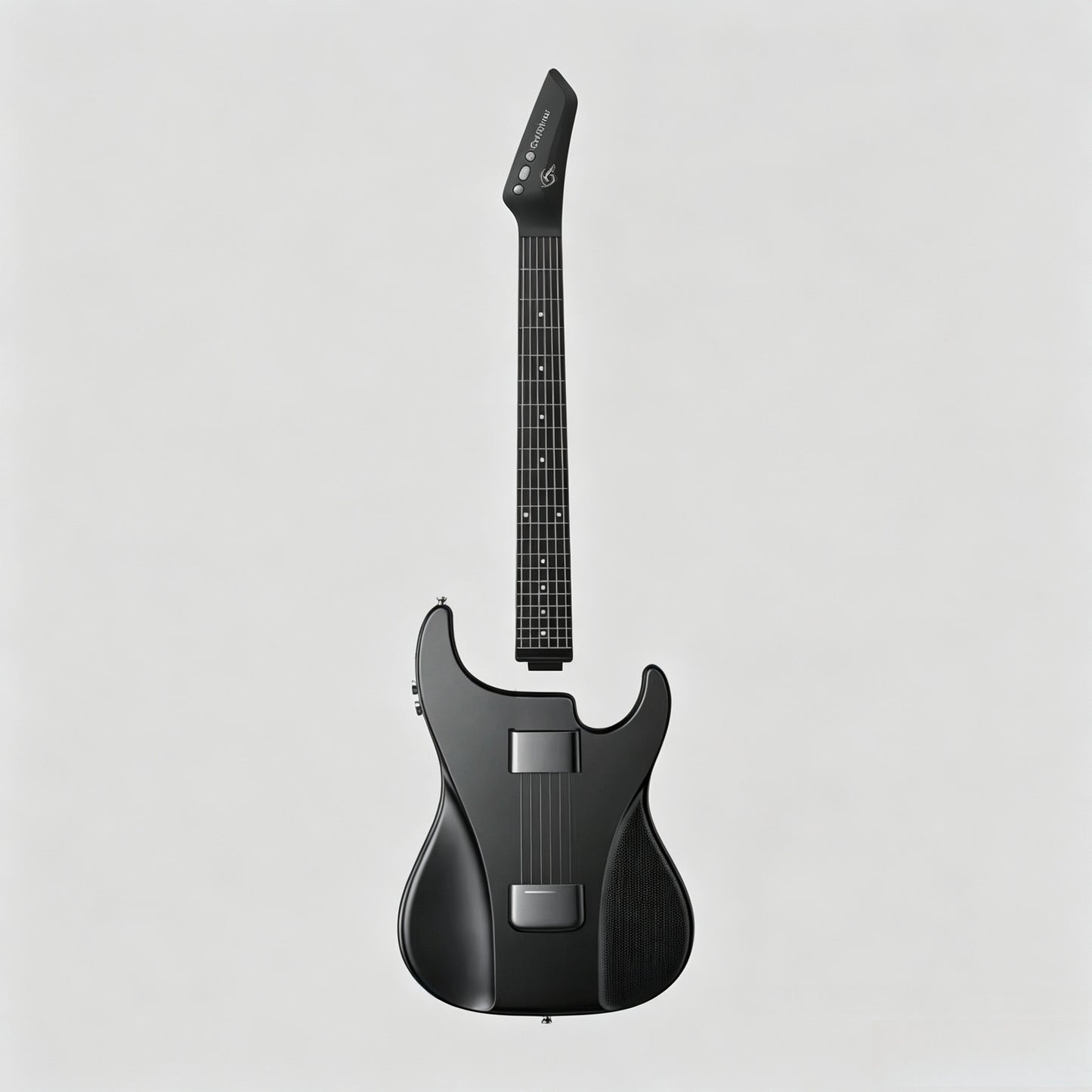 🎸Silent No-Sore-Finger Smart Travel Guitar Black & White for Beginners & Band