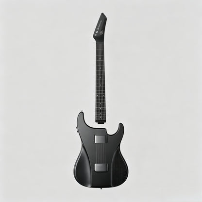 🎸Silent No-Sore-Finger Smart Travel Guitar Black & White for Beginners & Band