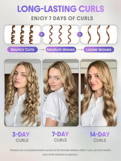 Auto-Rotating Curling Iron with 360° Cool Air