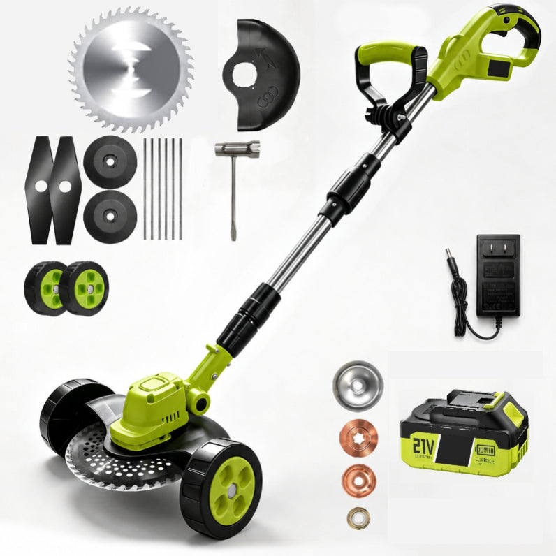 ⏰Free shipping🔥 66% OFF 3-in-1 Cordless Lawn Mower | Brushless Motor, Dual 21V Batteries Included🌱
