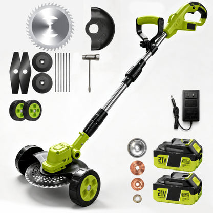 ⏰Free shipping🔥 66% OFF 3-in-1 Cordless Lawn Mower | Brushless Motor, Dual 21V Batteries Included🌱