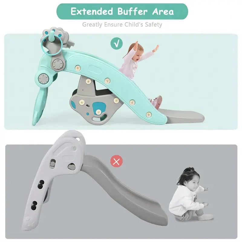 ⏰Limited-Time Sale⚡Flip In 1 Minute! Switch Rocking Horse To Slide In Seconds
