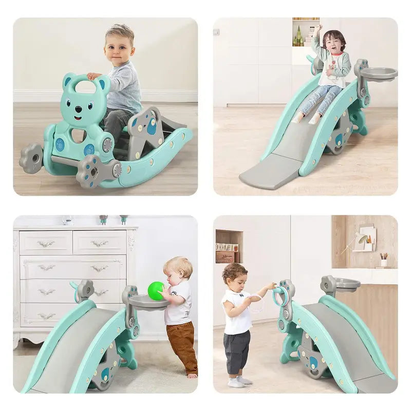 ⏰Limited-Time Sale⚡Flip In 1 Minute! Switch Rocking Horse To Slide In Seconds