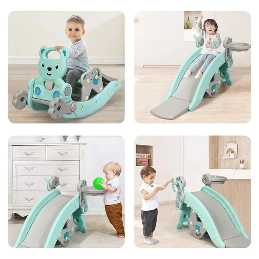 ⏰Limited-Time Sale⚡Flip In 1 Minute! Switch Rocking Horse To Slide In Seconds